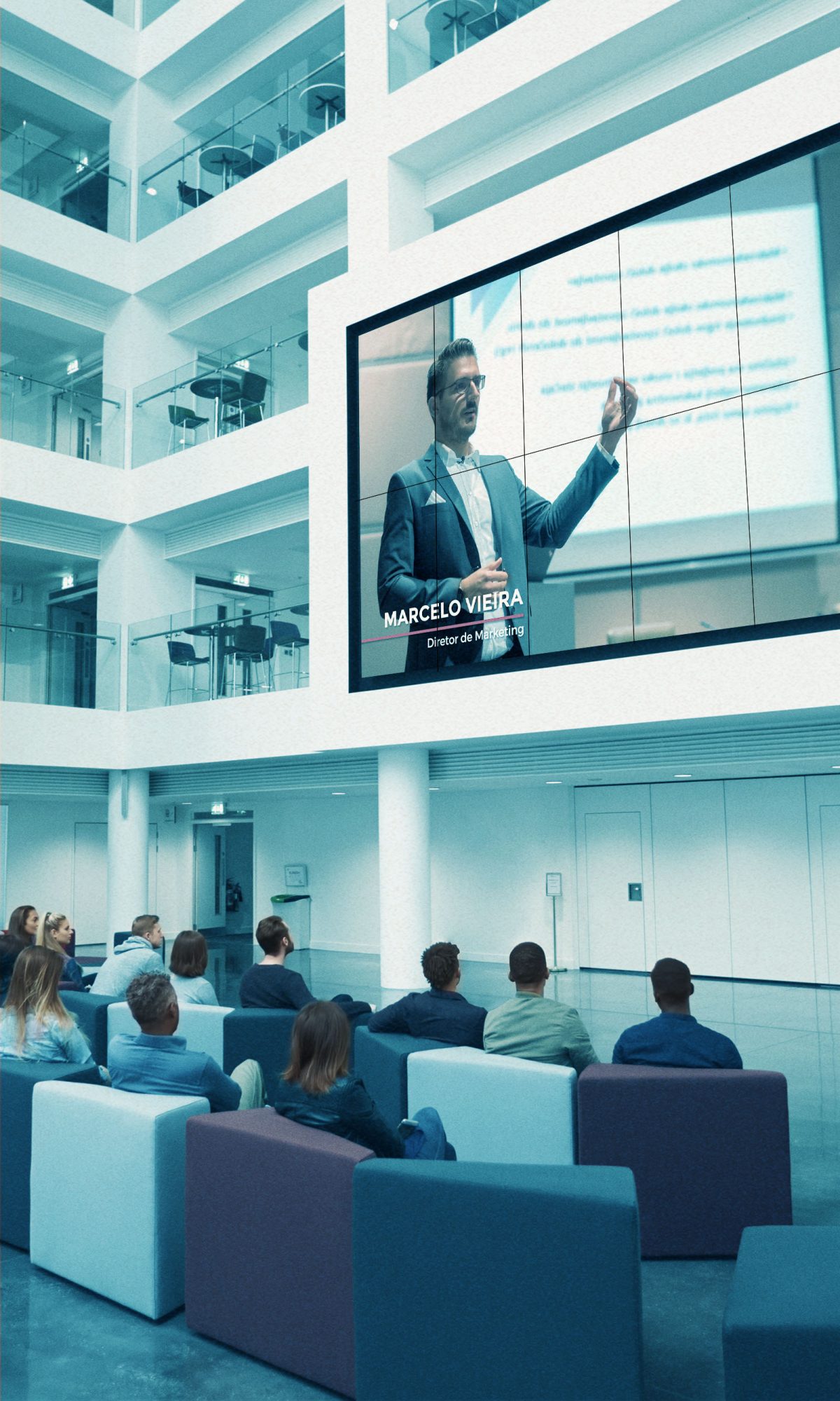 TV Corporativa no formato Video Wall. Video Wall